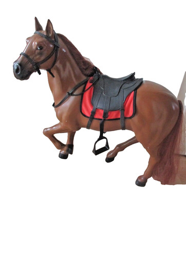 Vintage brown horse with